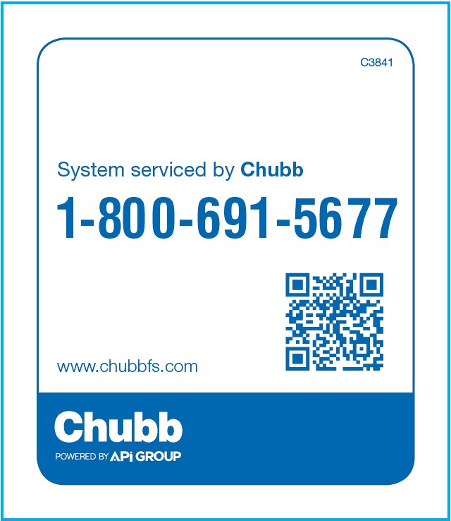 85000-C3841 - SERVICE PANEL STICKER [ENG]