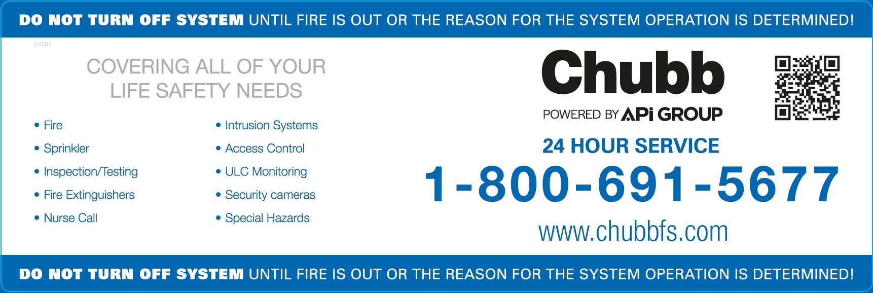 85000-C4597 - RISER STICKER [ENG]