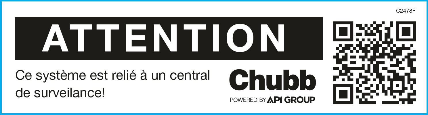 85000-C2478F - INFORMATION/AWARENESS STICKER [FRE]